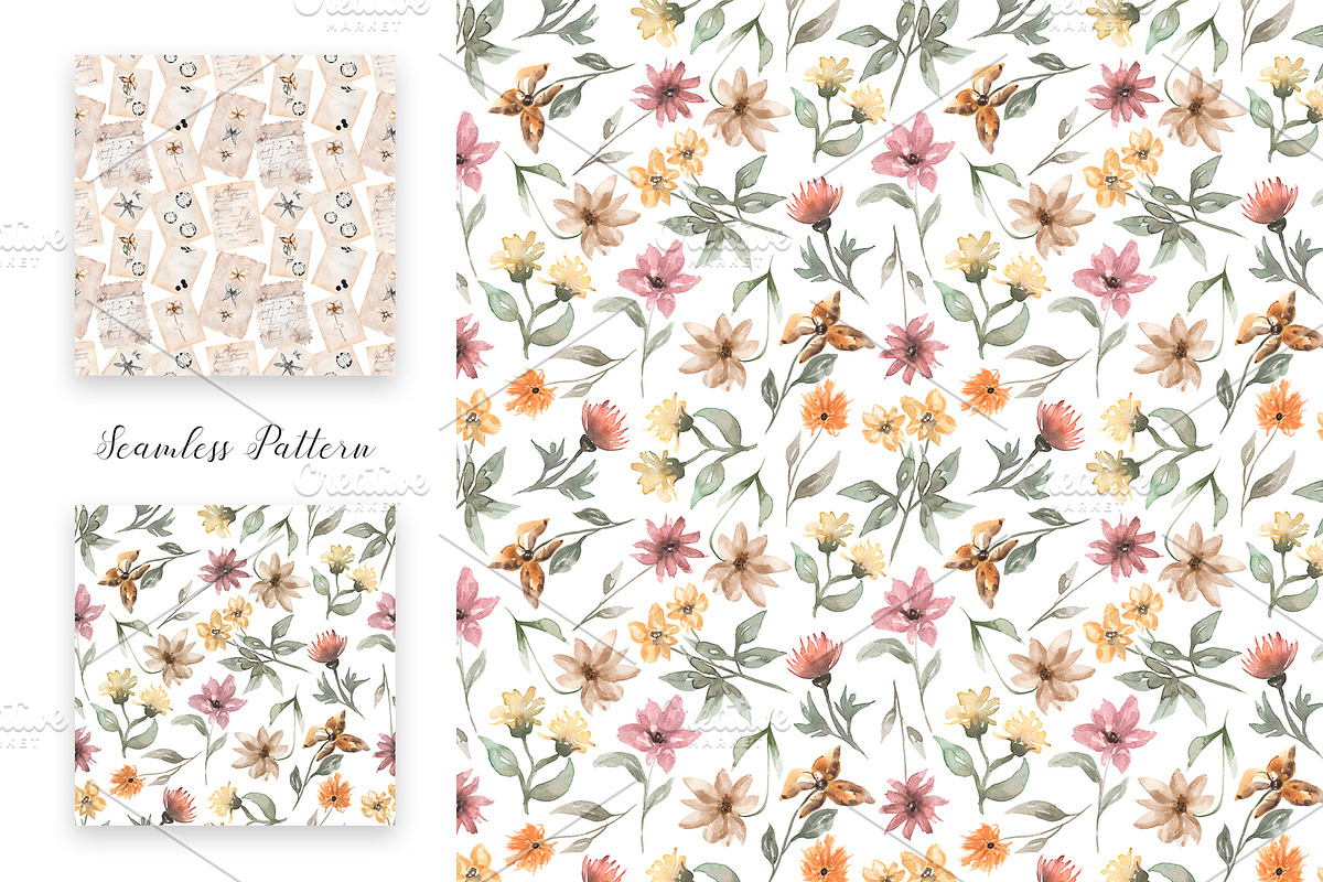 Watercolor Vintage Aesthetic, a Decorative Illustration by MayaNavits (Photo 9 of 15)