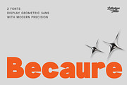 Becaure a Modern Geometric Sans, a Sans Serif Font by Lettertype Studio (Thumbnail 1 of 16)