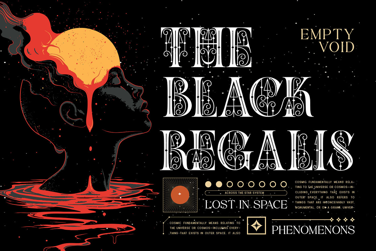 Siren cosmic Typeface, a Serif Font by alit design (Photo 3 of 20)
