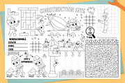 Construction site activity play mats, an Education Illustration by Lexi Claus (Thumbnail 2 of 6)