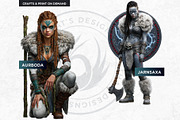 Norse Jotuns Giant Viking Cliparts, a Person Illustration by ThatsDesignArt (Thumbnail 15 of 18)