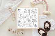 Hand Drawn Summer Beach Doodles PNG, an Illustration by CraftArtStudio (Thumbnail 4 of 4)