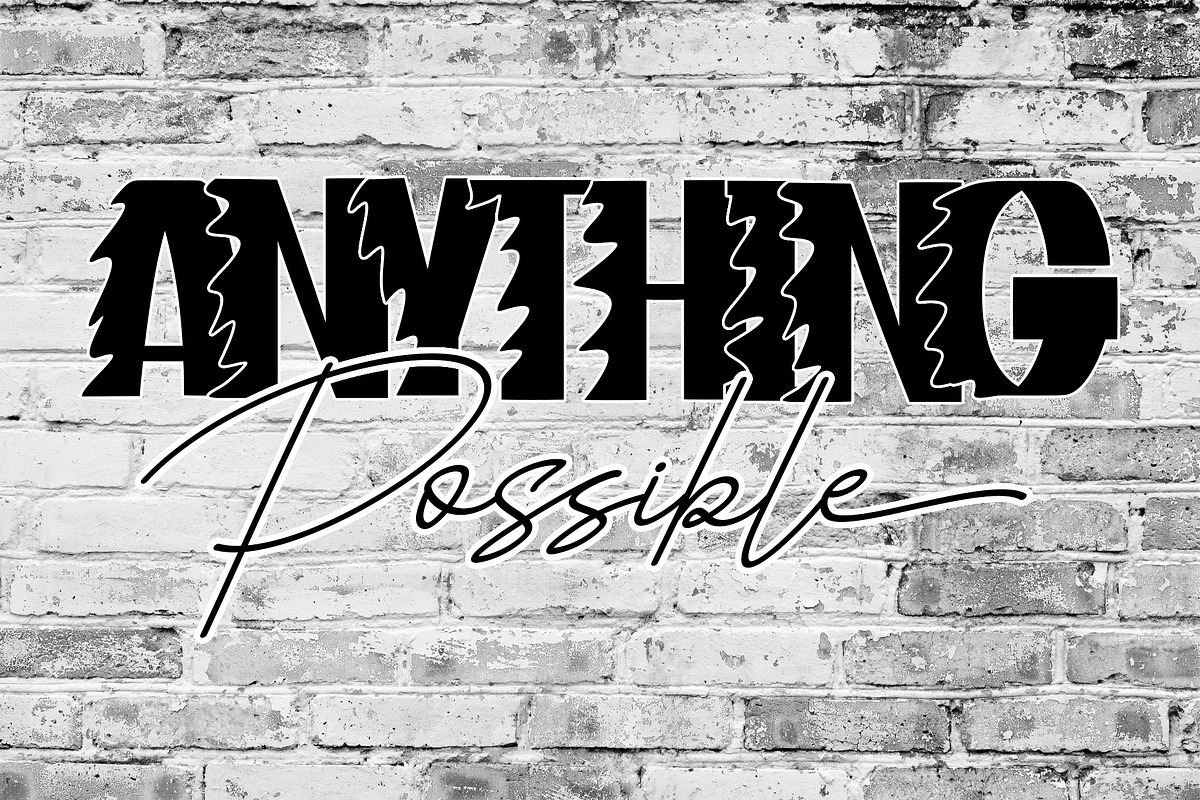 Burned, a Blackletter Font by Letterafa Studio (Photo 6 of 6)