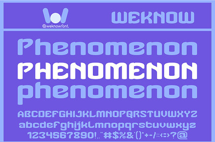 Phenomena font