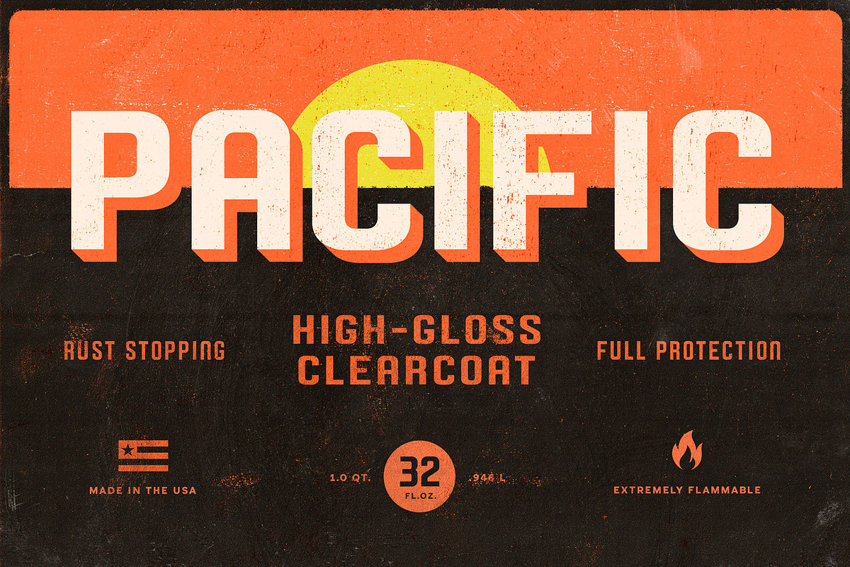 AUTOPARTS Condensed Display Font preview 7