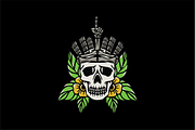 Skull with Arrows Crown, an Object Illustration by nomlimo.com (Thumbnail 1 of 3)