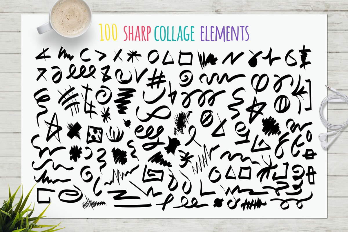 Funny Collage Kit, an Object Graphic by barsrsind (Photo 11 of 14)