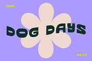 DOG DAYS by Meg Tay Creative, a Sans Serif Font by Meg Tay Creative (Thumbnail 4 of 4)