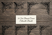 50 Tree Branch Corner Silhouette, a Decorative Illustration by Amazin_art (Thumbnail 1 of 46)