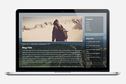 Fullscreen - Single Landing Page, a Bootstrap Template by romel.panahon (Thumbnail 2 of 3)