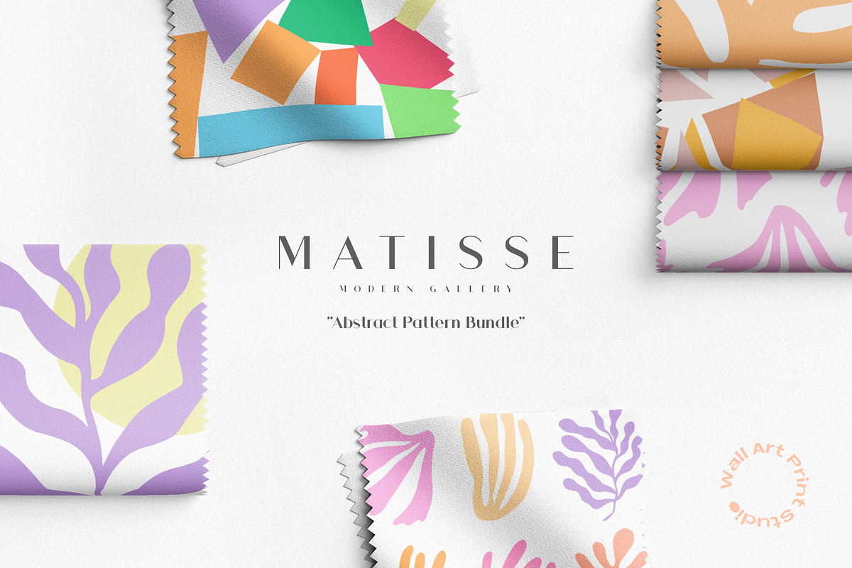 Matisse Modern Gallery 1, a Background Graphic by Wall Art Print Studio (Photo 4 of 13)