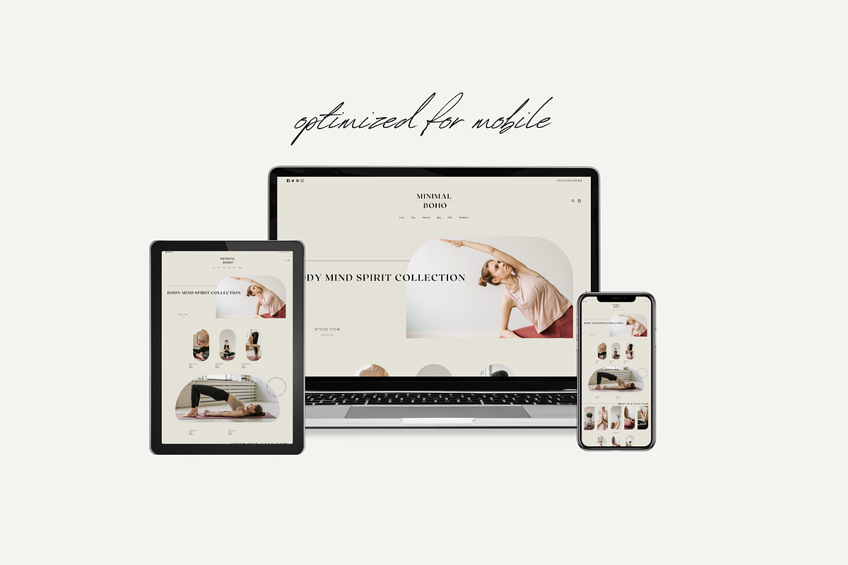 Boho Shopify Theme | Minimal Boho, a Templates & Theme by Easy Website Themes (Photo 6 of 8)