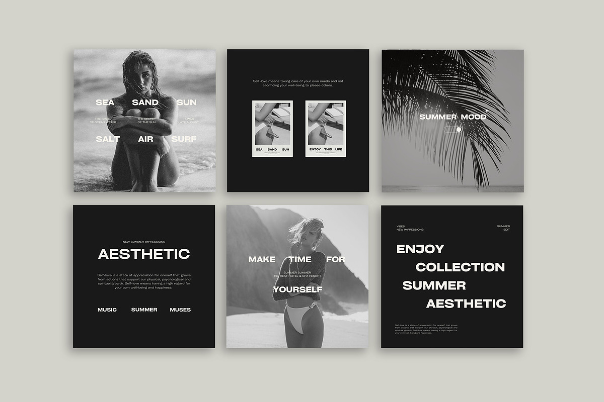 500 Instagram Aesthetic Bundle III, a Social Media Template by Instprofi | Studio Estimo (Photo 4 of 45)