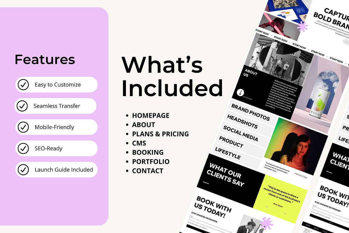 Wix Studio Template for Photographer, a Wix Template by Collette Collabs (Photo 2 of 6)