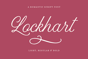 Lockhart- Romantic Script Font