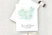 Watercolor Map of China, a Graphic by Beloved Paper (Thumbnail 6 of 6)
