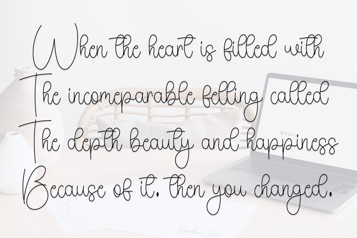 Authentic, a Handwritten Font by FreshTypeINK (Photo 4 of 8)