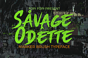 Savage Odette Typeface, a Script Font by fopifopi (Thumbnail 1 of 5)