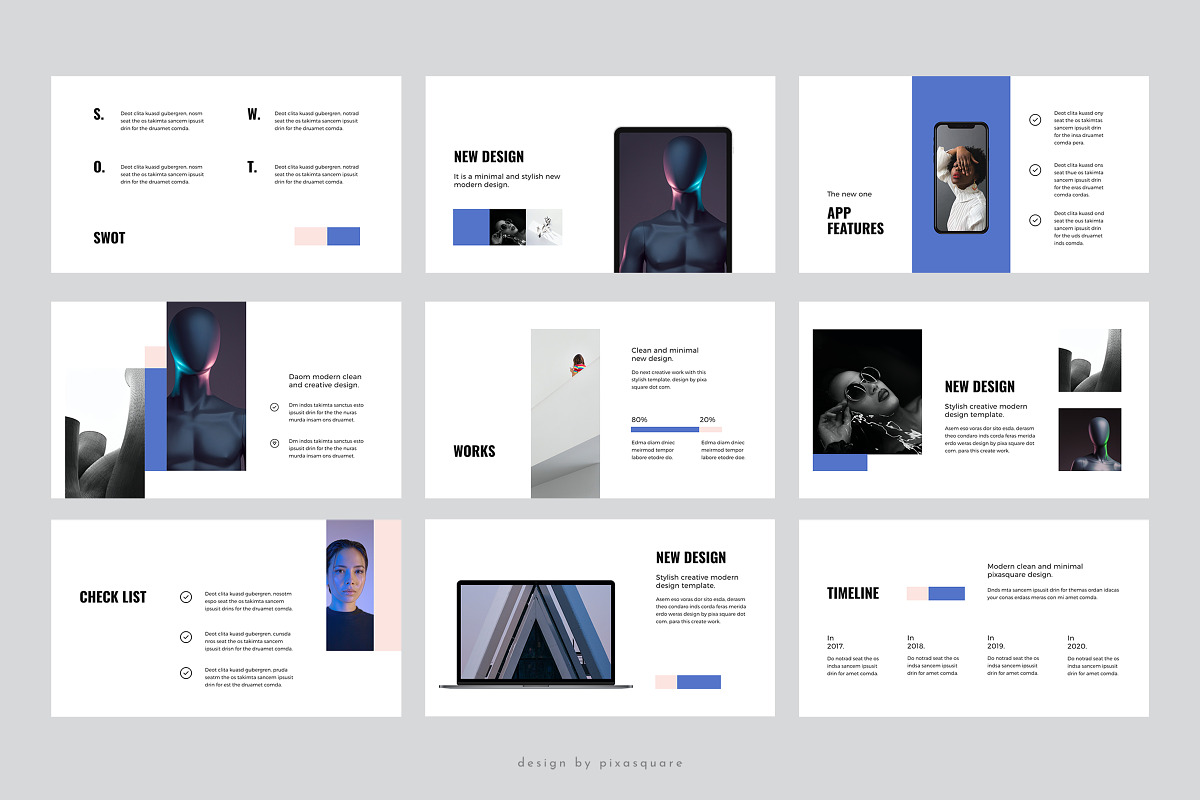POLA - Keynote Design Template, a Presentation Template by PixaSquare