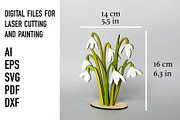 Snowdrops, an Object Graphic by HelloWood (Thumbnail 3 of 3)
