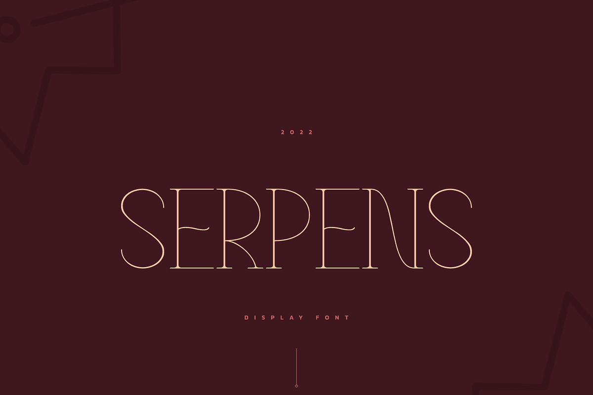 Serpens Display Font, a Serif Font by infernostudio3 (Photo 1 of 11)
