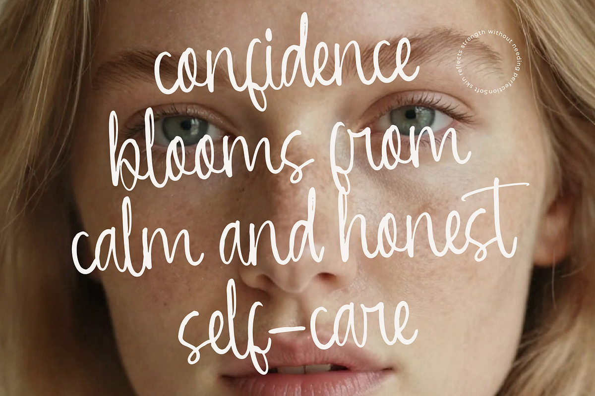 Floral Poise Charming Calligraphy, a Handwritten Font by AmorfaType (Photo 4 of 11)