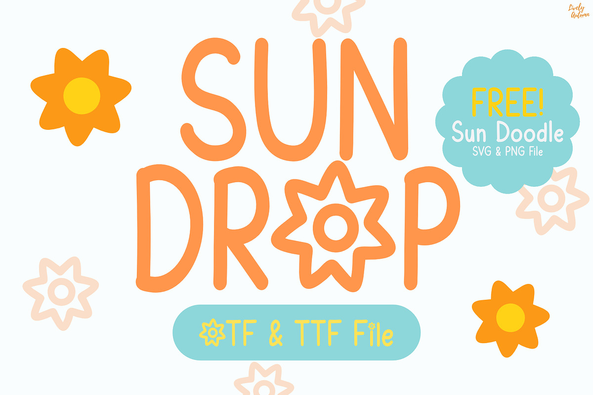 Sundrop | Handwritten font, a Handwritten Font by LivelyAutumn11.11 (Photo 1 of 5)