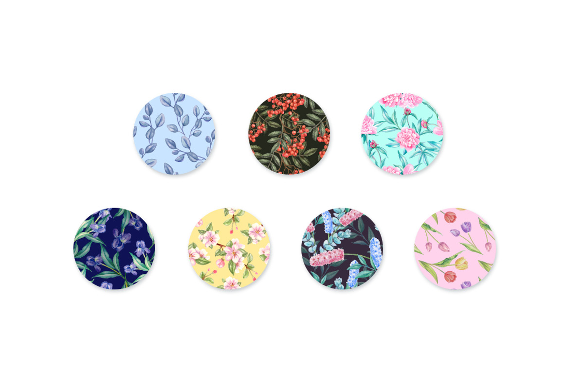 7 Wreaths and patterns. Watercolor., an Object Graphic by Pykhtik Design Shop (Photo 7 of 7)