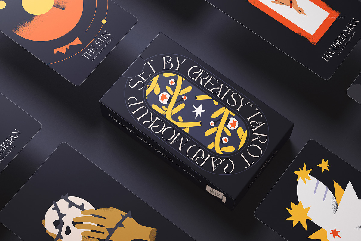 Tarot Cards Mockup Bundle, a Merchandise Mockup by creatsy5 (Photo 36 of 42)