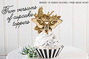Halloween Spoopy Toppers SVG files, a Graphic by Snark Heart (Thumbnail 3 of 7)