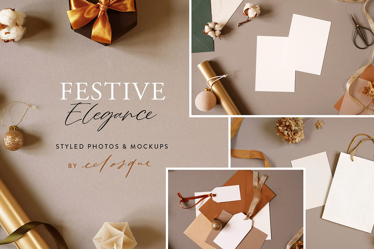 Festive Elegance Photos & Mockups, a Print Template by eclosque (Photo 1 of 8)
