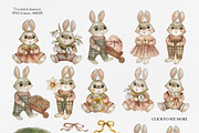 Easter watercolor clipart bundle, a Decorative Illustration by Jenny Quince (Thumbnail 2 of 10)