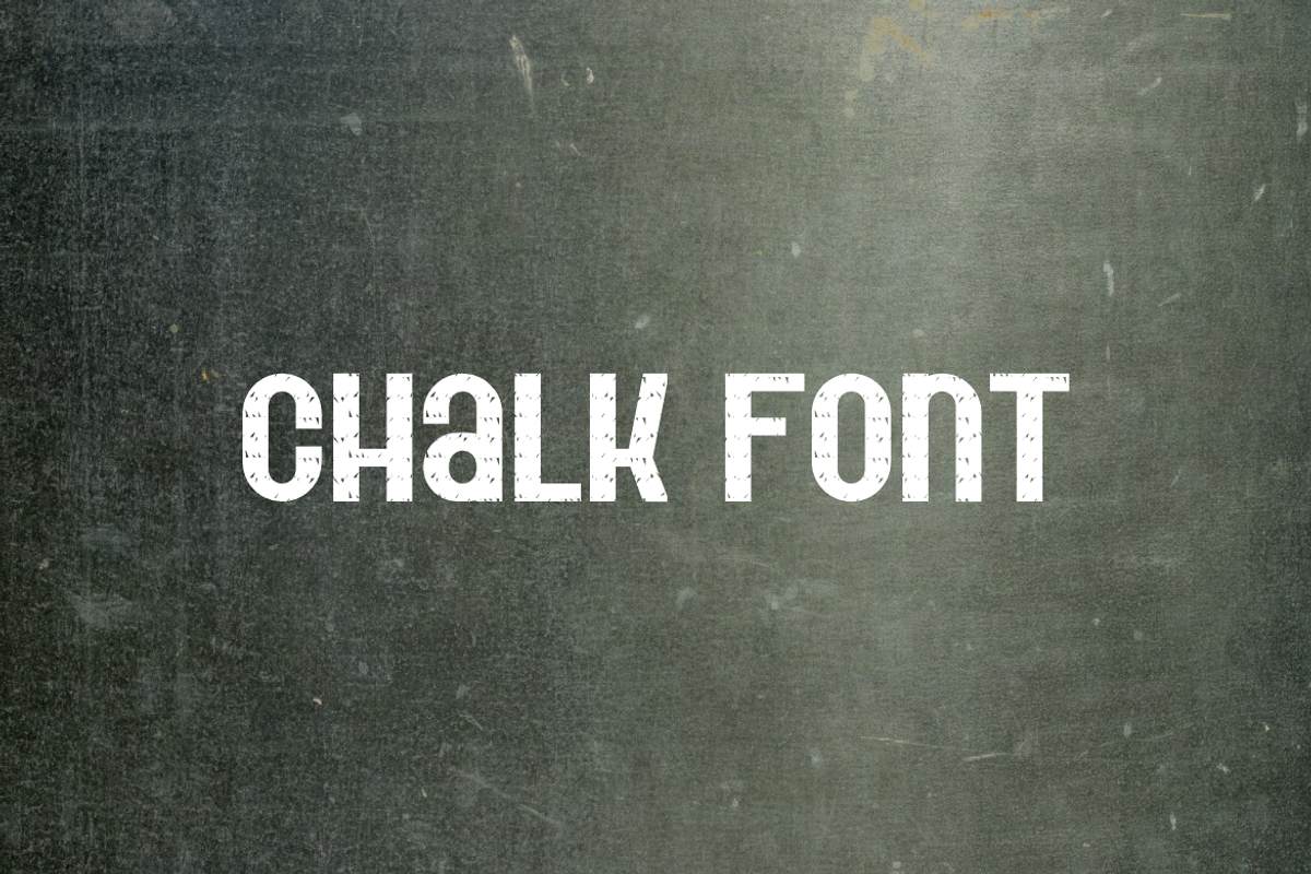 Chalk Broder Font, a Sans Serif Font by Iqsiart Studio (Photo 2 of 6)