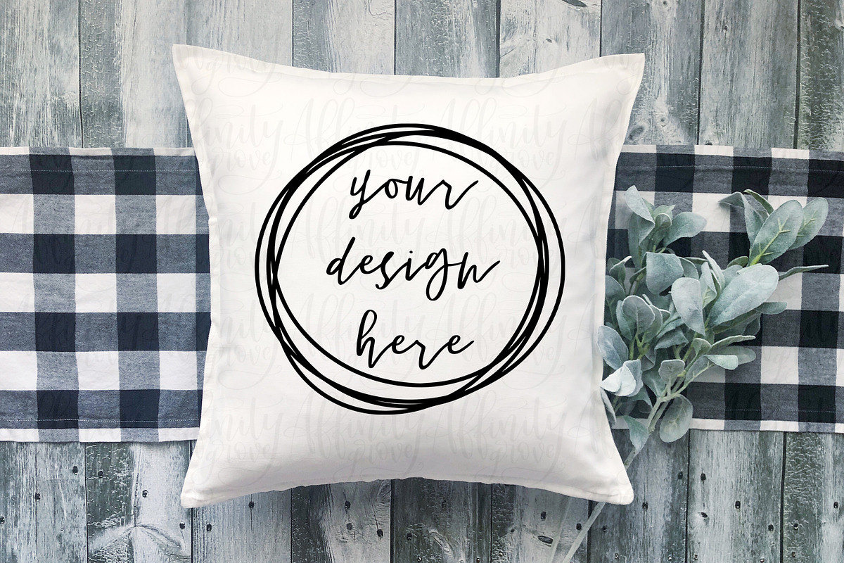 Farmhouse Pillow Mockups, a Household Mockup by Affinity Grove