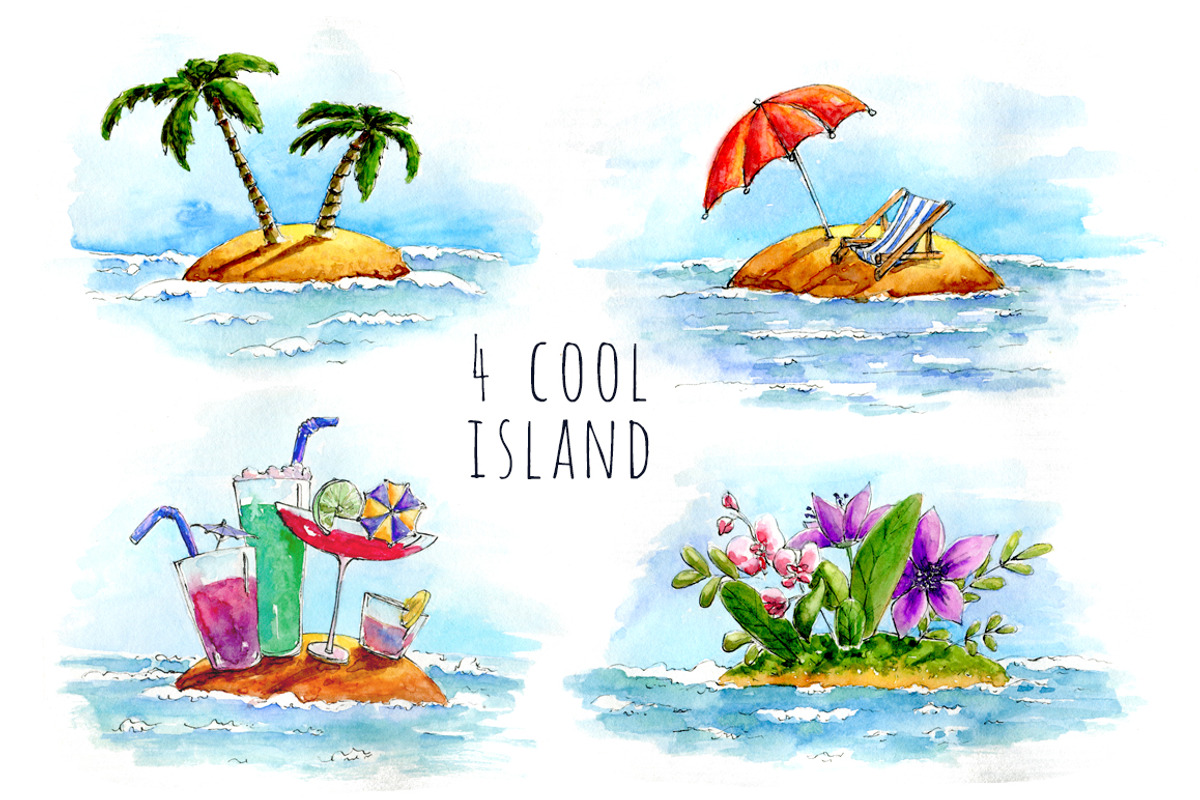 Sea watercolor adventures, an Animal Illustration by Funny-sunny (Photo 3 of 16)