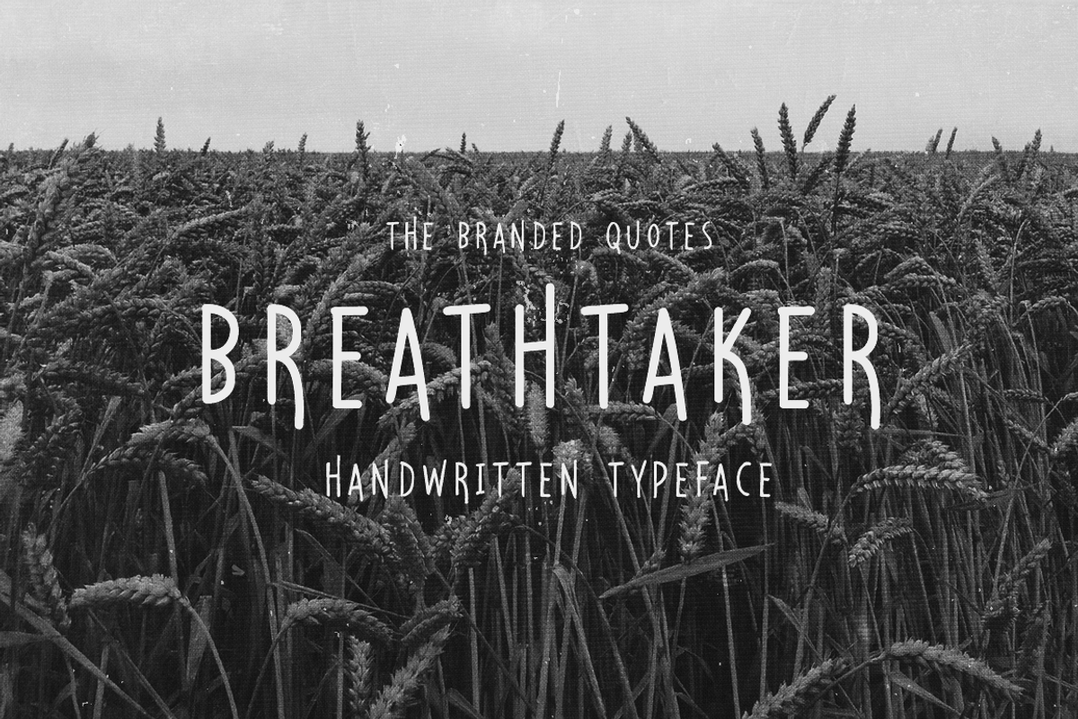 Breathtaker Typeface