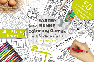 Easter Bunny Coloring Games