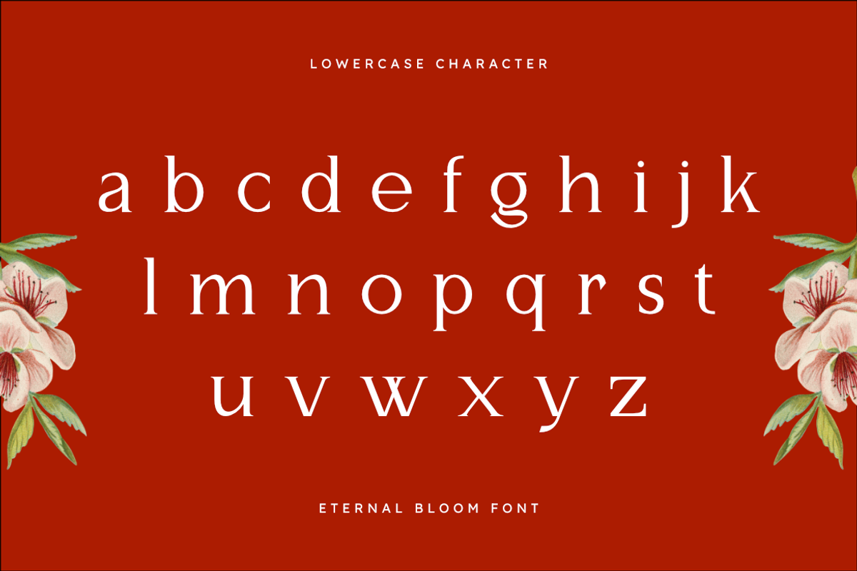 Eternal Bloom - Modern Serif Font, a Serif Font by Masyafi Studio (Photo 3 of 9)