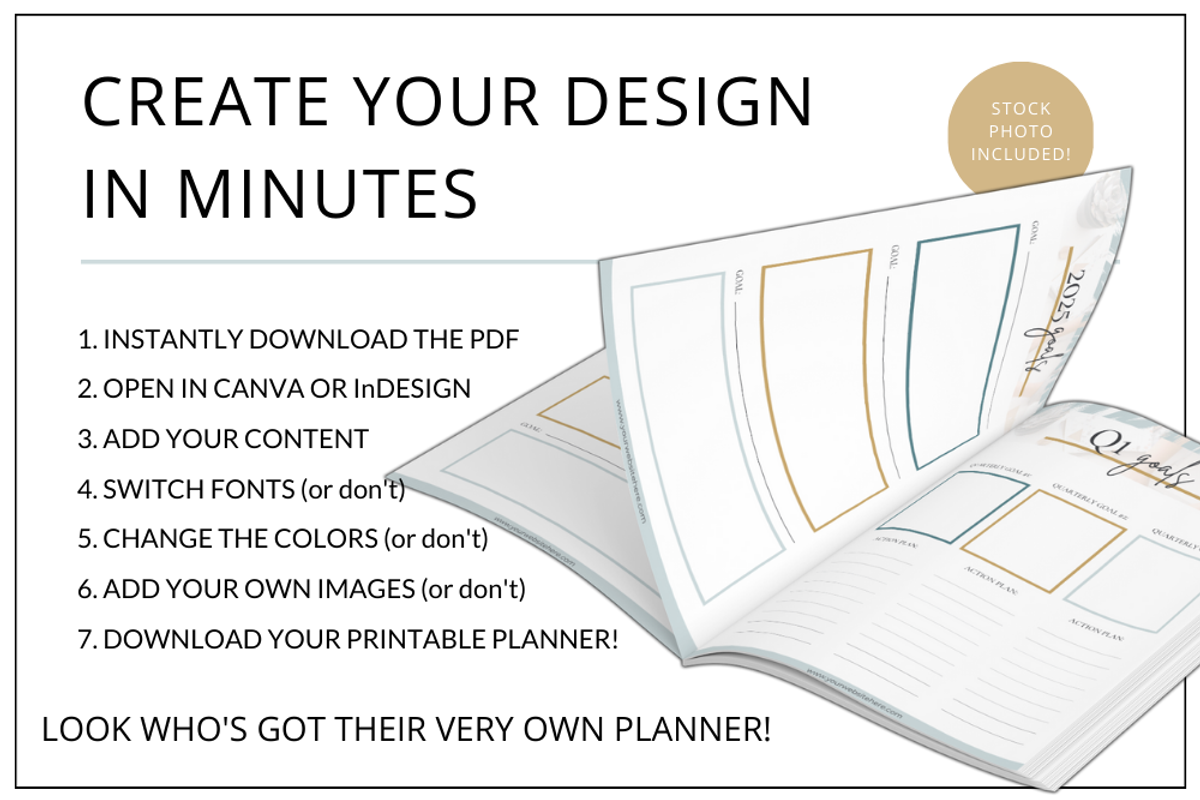 Planner Templates Canva | NL, a Stationery Template by Lady Boss Studio (Photo 3 of 8)