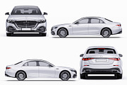 Executive Sport Luxury Sedan Set, an Advertising Mockup by Halal Graphic Studio (Thumbnail 11 of 12)