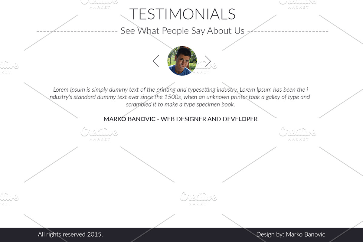 Gembrid Portfolio Design, a Websites & App Template by Marko Banovic (Photo 5 of 5)
