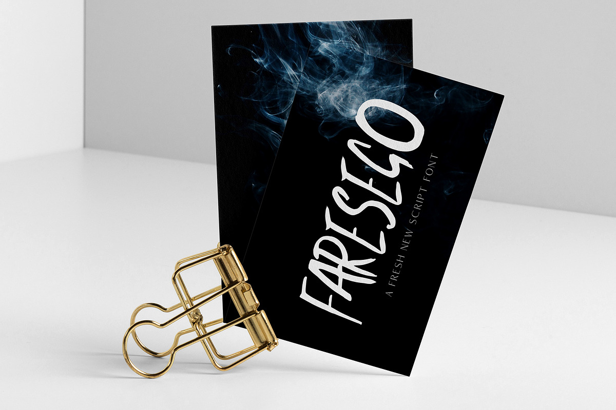 Faresego Script Typeface, a Sans Serif Font by Creativetacos (Photo 6 of 7)