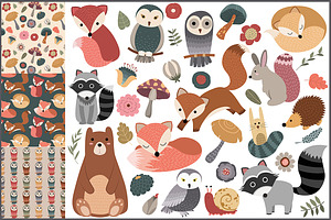 45 Woodland Designs & Patterns