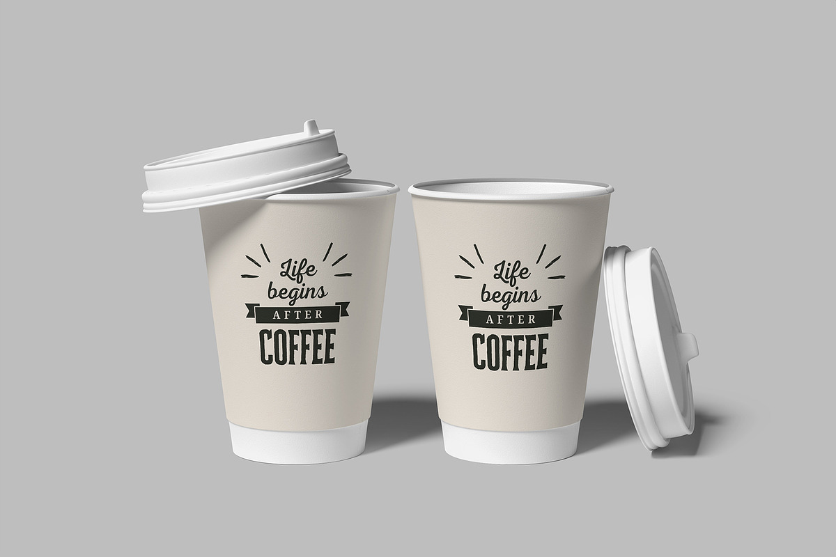 Coffee Cup Mockup, a Packaging Mockup by Bangdastudio (Photo 9 of 10)