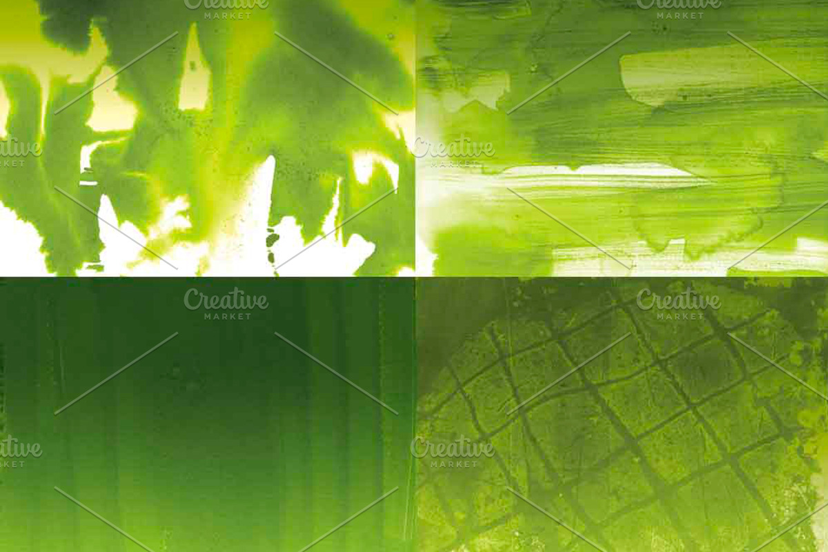 Green Ombre Watercolor, a Pattern Graphic by Liz Plummer (Photo 4 of 5)
