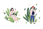 App users with mobile phones set, a Person Illustration by Good Studio (Thumbnail 3 of 3)