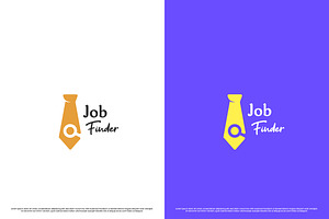 Finding Job Logo Design Illustration, a Branding & Logo Template by Morvana Crew