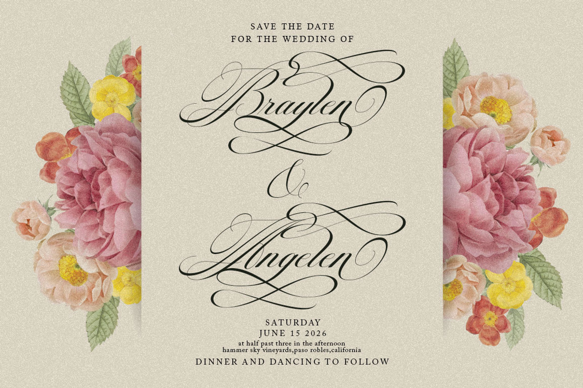 Georghina Script Pro, a Script Font by Has_rizal (Photo 6 of 15)