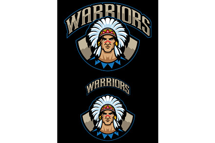 Warriors Team Mascot