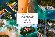 Cinematic DJI Drone LUTs, a Plug-in Add-On by MEPRESETS (Thumbnail 1 of 8)